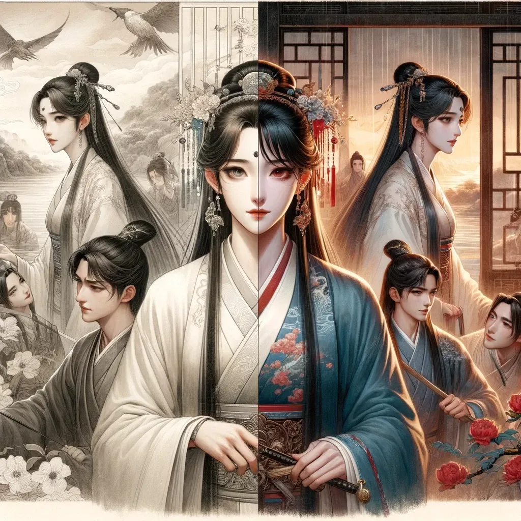 周芷若情感轨迹：从纯情到黑化，再到最终救赎