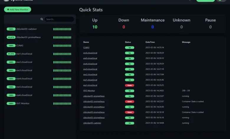 Uptime Kuma：可靠的网站监控